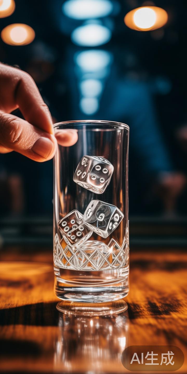 当所有玩家完成押注后，庄家会摇动骰盅，将三个骰子摇